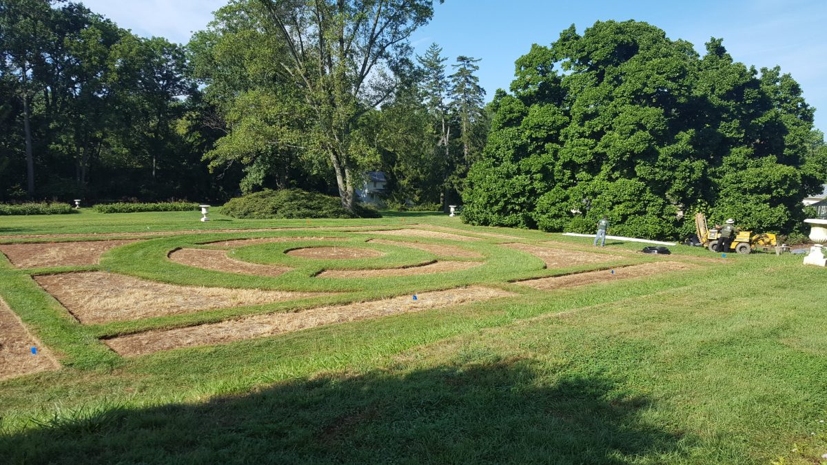 Chesapeake Irrigation system at Hampton National Historic Site’s Falling Garden